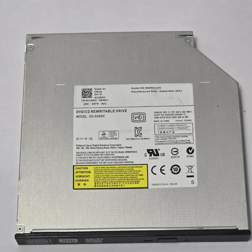 Genuine HP 2000-369wm Laptop DVD/CD Rewritable SATA Drive 646126-001 DS-8A8SH